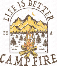 Load image into Gallery viewer, Life is Better By A Campfire | DTF Ready to Press or Sublimation Transfer
