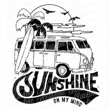 Load image into Gallery viewer, Sunshine on My Mind | DTF Ready to Press or Sublimation Transfer
