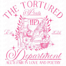 Load image into Gallery viewer, The Tortured Poets Department - DTF Ready to Press or Sublimation Transfer
