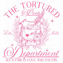 Load image into Gallery viewer, The Tortured Poets Department - DTF Ready to Press or Sublimation Transfer
