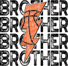 Load image into Gallery viewer, Basketball Brother/Sister/Mama | DTF Ready to Press Transfer or Sublimation Transfer
