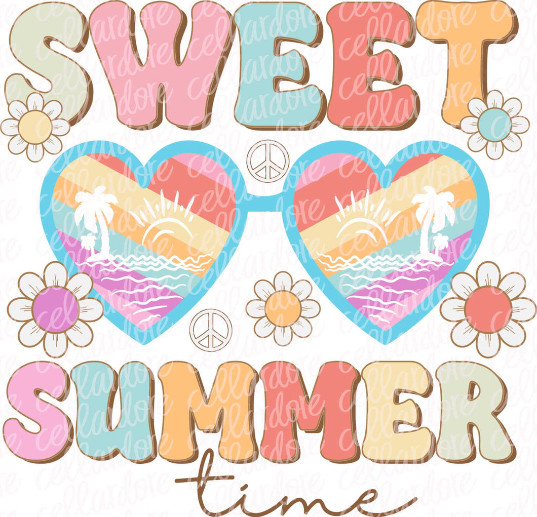 Sweet Summertime - DTF Ready to Press or Sublimation Transfer