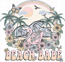 Load image into Gallery viewer, Beach Babe | DTF Ready to Press or Sublimation Transfer
