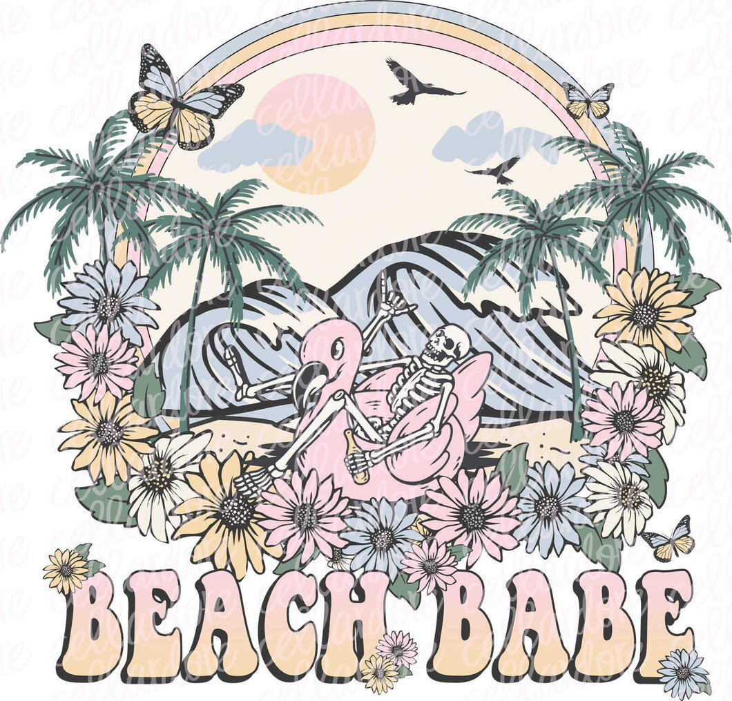 Beach Babe | DTF Ready to Press or Sublimation Transfer