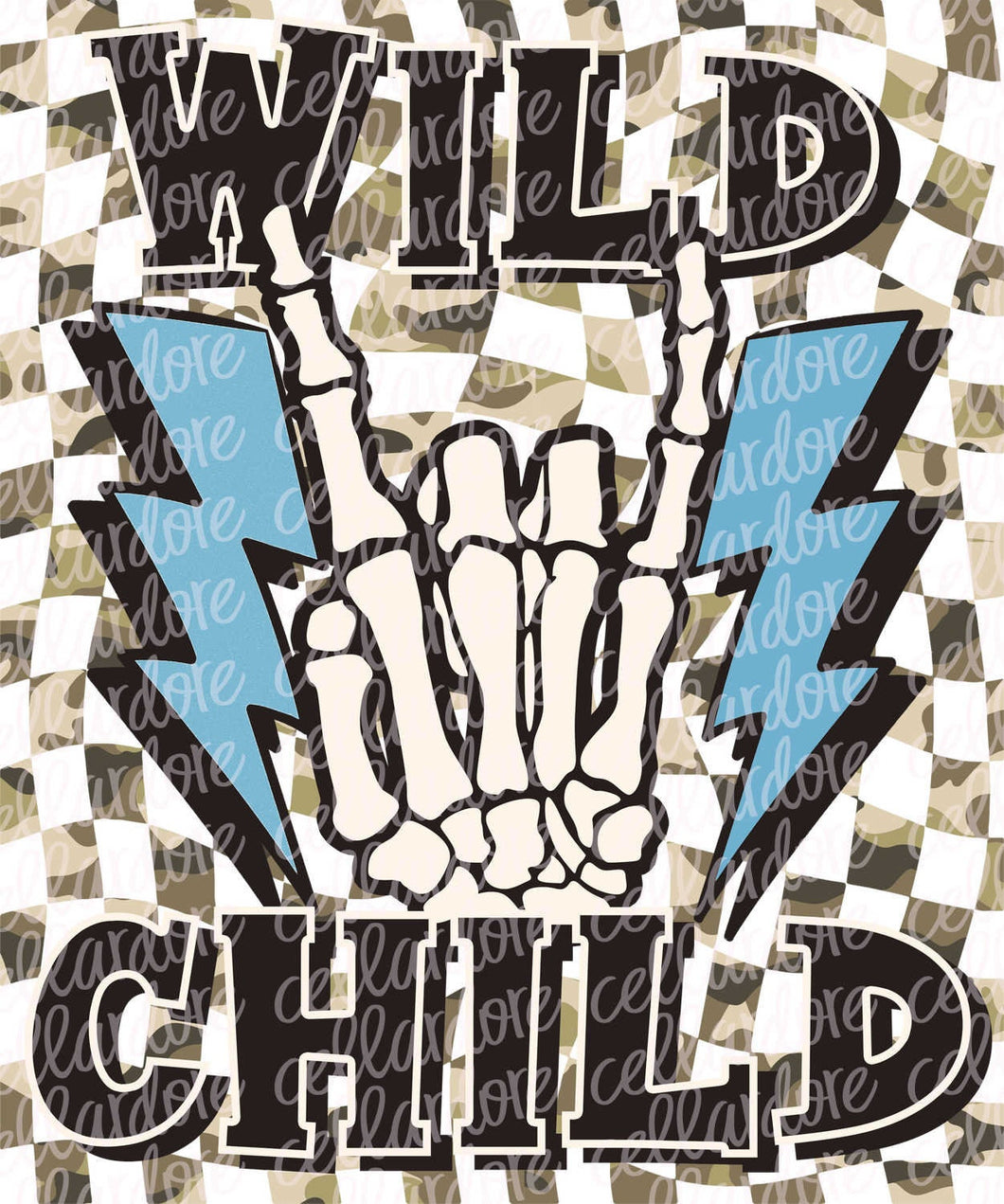 Wild Child | DTF Ready to Press or Sublimation Transfer