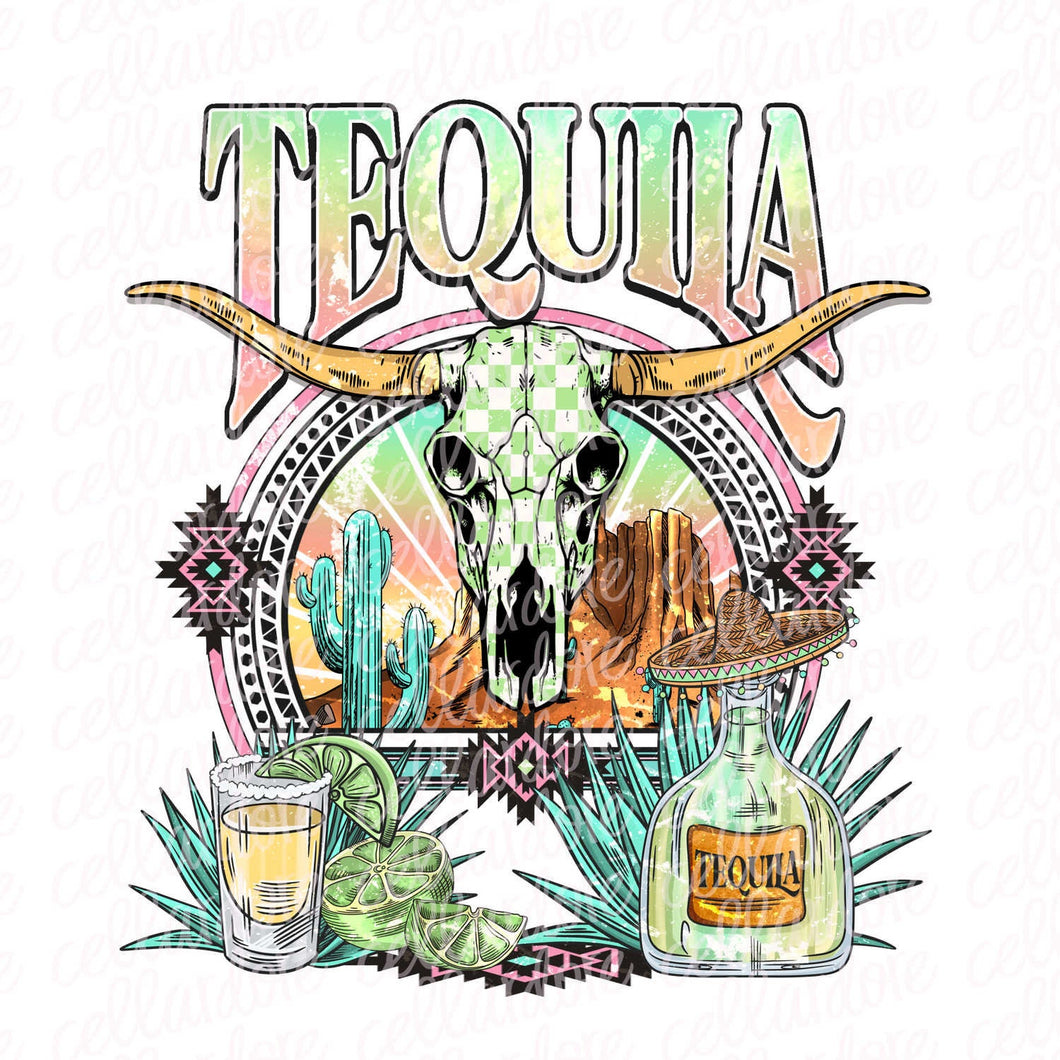 Tequila - DTF Ready to Press or Sublimation Transfer