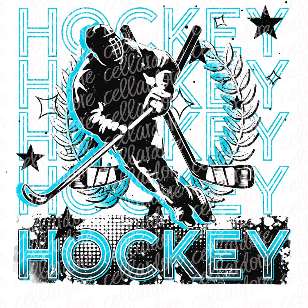 Hockey - Ready to Press or Sublimation Transfer