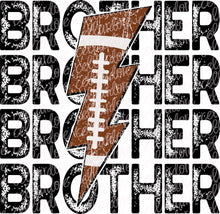 Load image into Gallery viewer, Football Brother/Sister/Mama | DTF Ready to Press Transfer or Sublimation Transfer
