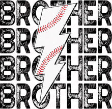 Load image into Gallery viewer, Baseball Brother/Sister/Mama | DTF Ready to Press Transfer or Sublimation Transfer
