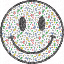 Load image into Gallery viewer, Autism Smiley - Autism Awareness | DTF Ready to Press or Sublimation Transfer
