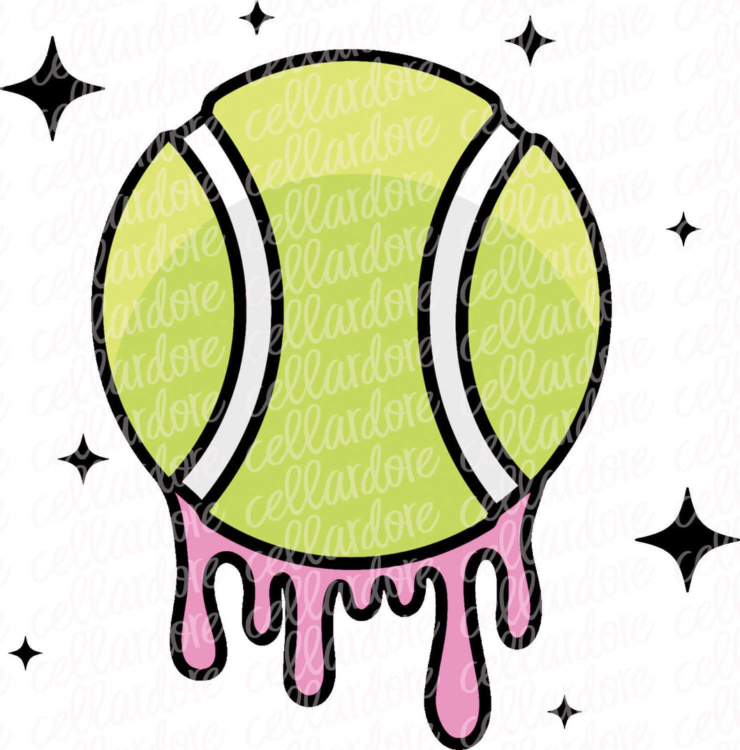 If You Want Soft Serve Get Some Ice Cream - Tennis - With optional pocket - DTF Ready to Press or Sublimation Transfer