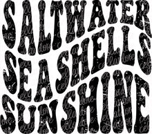 Load image into Gallery viewer, Saltwater Seashells Sunshine | DTF Ready to Press or Sublimation Transfer
