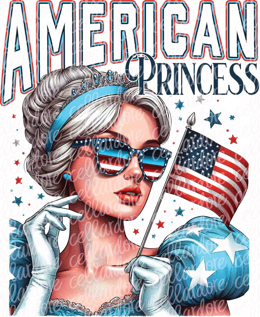 American Princess | DTF Ready to Press or Sublimation Transfer