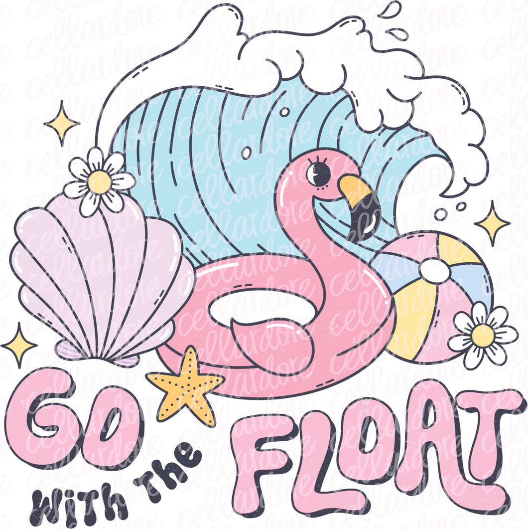 Go With the Float | DTF Ready to Press or Sublimation Transfer