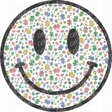 Load image into Gallery viewer, Autism Smiley - Autism Awareness | DTF Ready to Press or Sublimation Transfer
