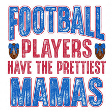 Load image into Gallery viewer, Prettiest Mamas Football with optional pocket design | DTF Ready to Press or Sublimation Transfer
