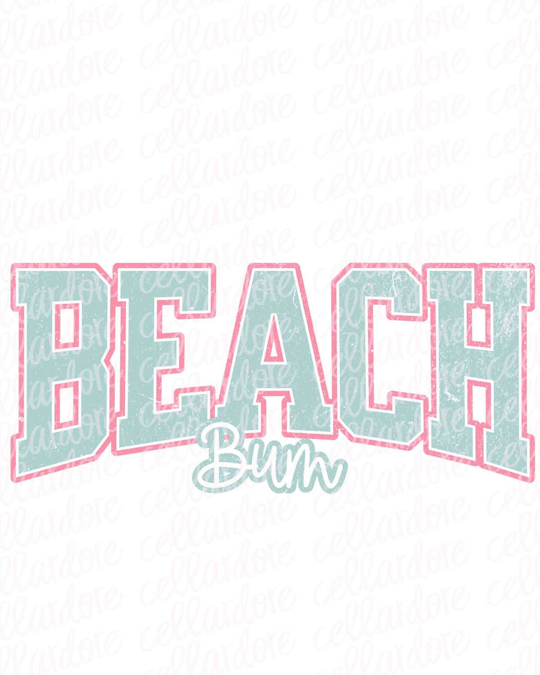 Beach Bum | DTF Ready to Press or Sublimation Transfer