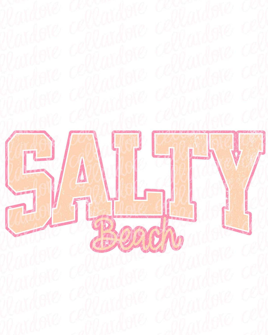 Salty Beach | DTF Ready to Press or Sublimation Transfer