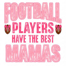 Load image into Gallery viewer, Best Mamas Football with optional pocket design | DTF Ready to Press or Sublimation Transfer
