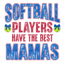 Load image into Gallery viewer, Best Mamas Softball with optional pocket design | DTF Ready to Press or Sublimation Transfer
