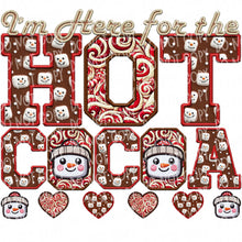 Load image into Gallery viewer, Hot Cocoa | DTF Ready to Press or Sublimation Transfer
