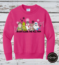 Load image into Gallery viewer, In Da Clerb- We All Fam (Youth/Adult) - Completed Apparel Item
