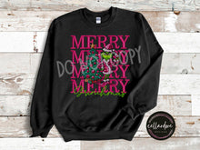 Load image into Gallery viewer, Merry G_R_I_N_C_H_MAS Sweatshirt - Completed Apparel Item
