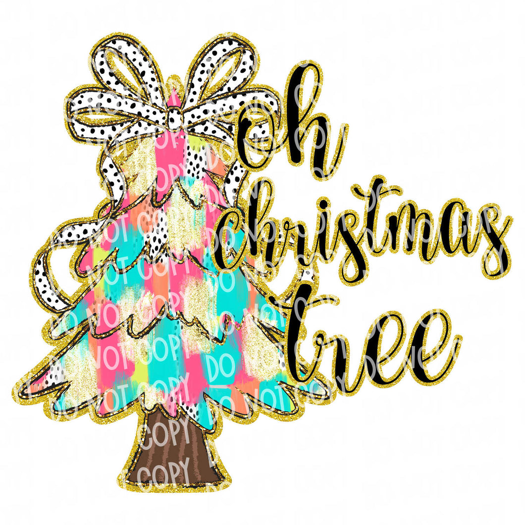 Oh Christmas Tree | DTF Ready to Press or Sublimation Transfer