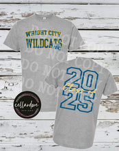 Load image into Gallery viewer, Old School Wildcat With Class Of 2025-2028 tee
