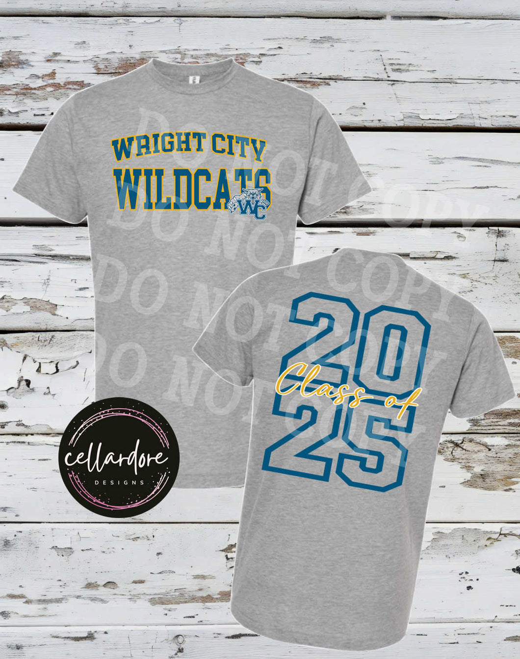 Old School Wildcat With Class Of 2025-2028 tee