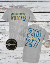 Load image into Gallery viewer, Old School Wildcat With Class Of 2025-2028 tee
