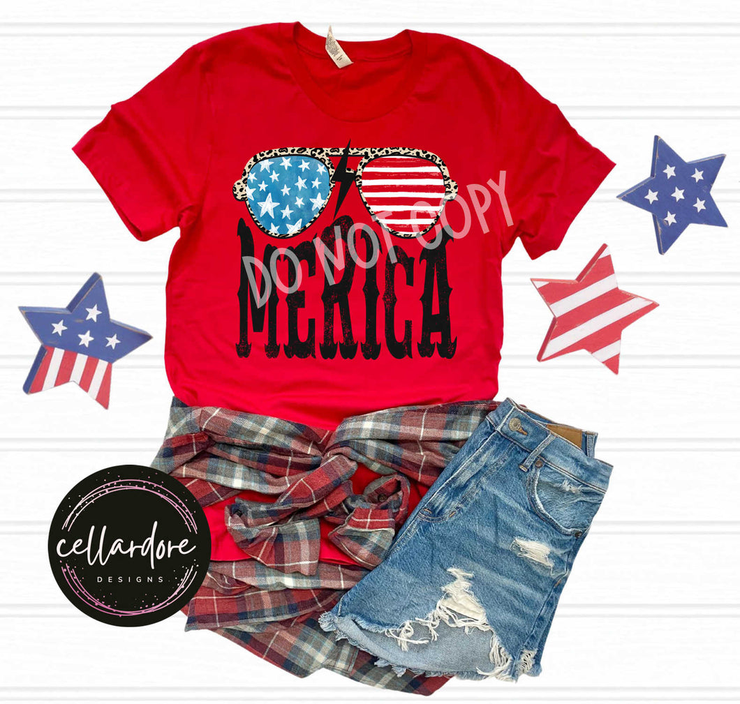 Merica Sunglasses Tee