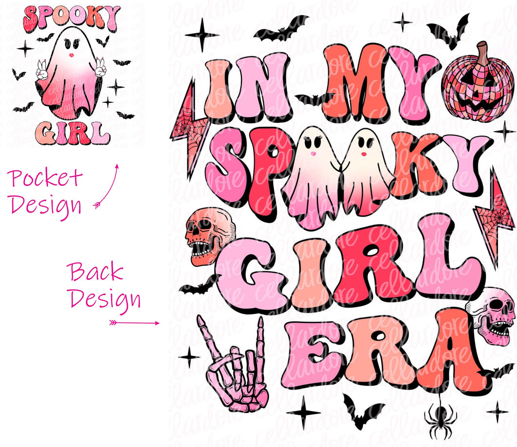 Spooky Girl Era - Pocket and Back Set | DTF Ready to Press or Sublimation Transfer