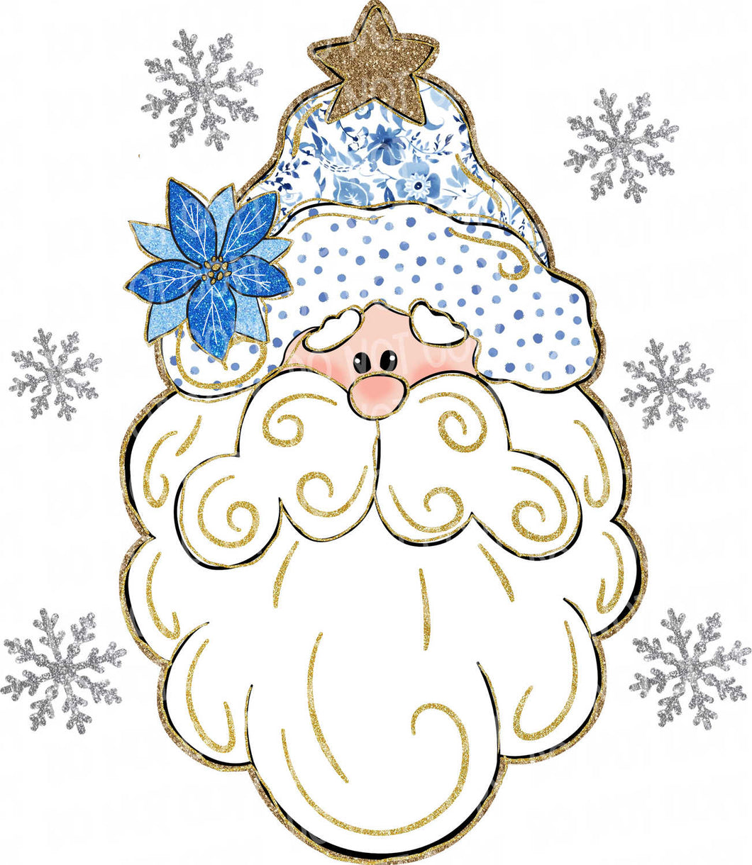 Cutesy Santa | DTF Ready to Press or Sublimation Transfer