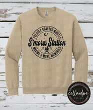 Load image into Gallery viewer, Smores Station Sweatshirt - Completed Apparel Item
