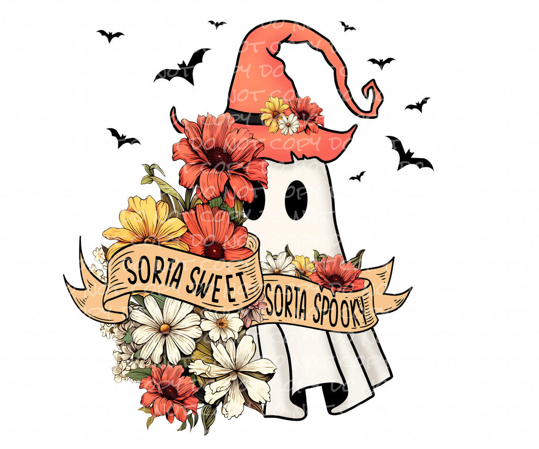 Sorta Sweet Sorta Spooky | DTF Ready to Press or Sublimation Transfer