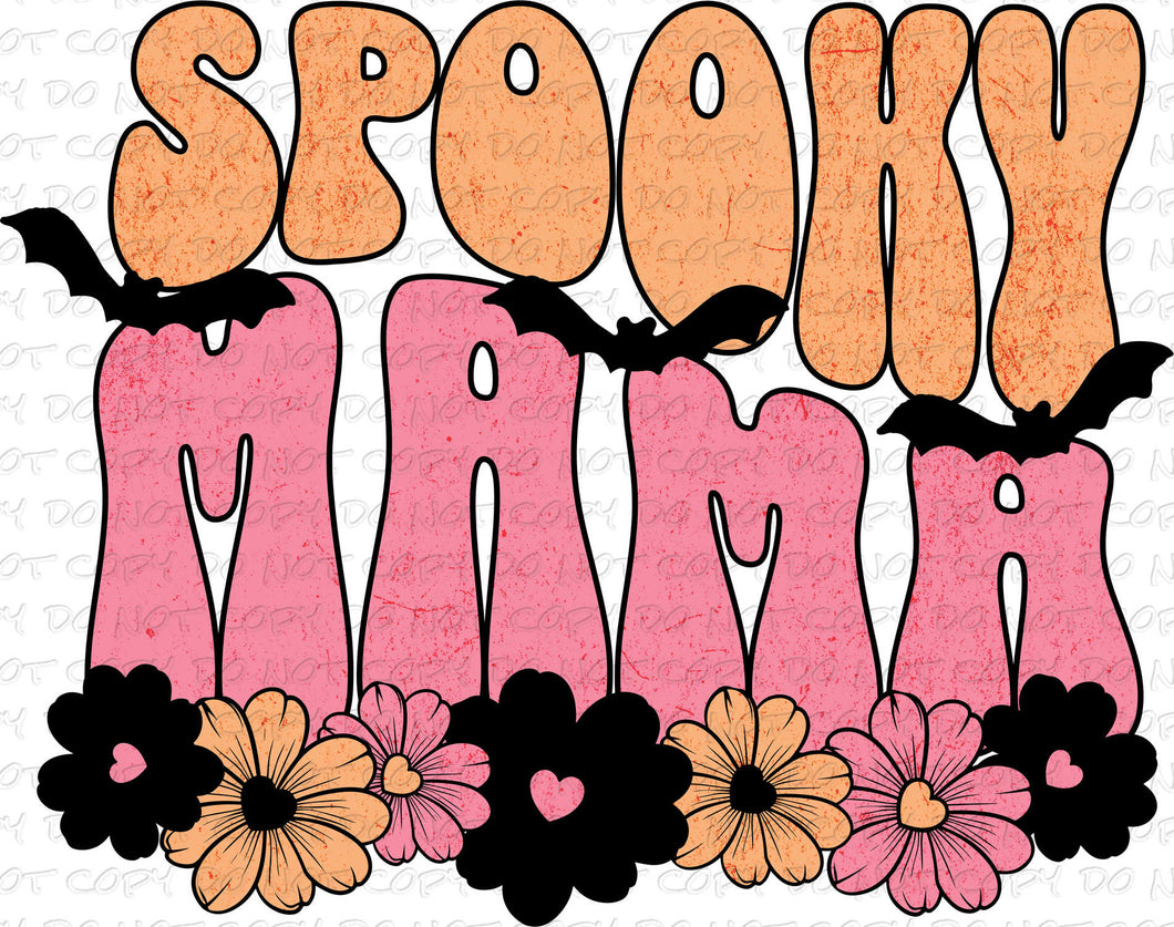 Spooky Mama | DTF Ready to Press or Sublimation Transfer