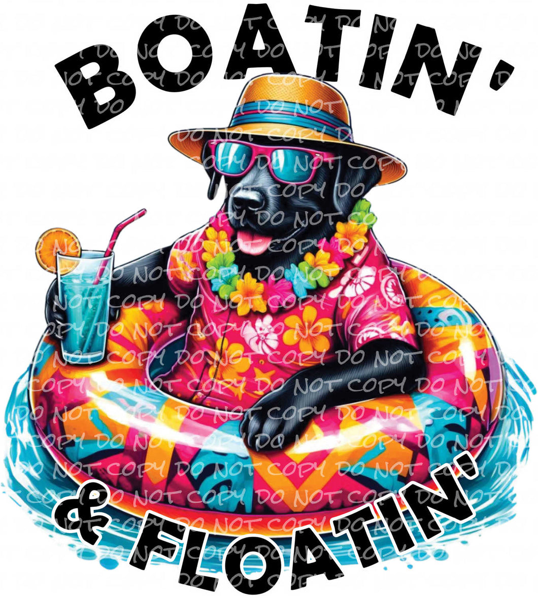 Boatin & Floatin Lab | DTF Ready to Press or Sublimation Transfer