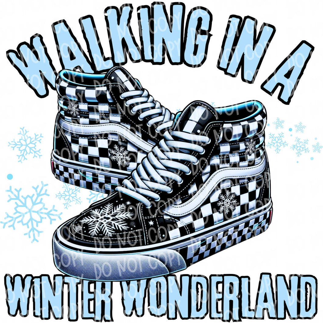 Walking in a Winter Wonderland | DTF Ready to Press or Sublimation Transfer