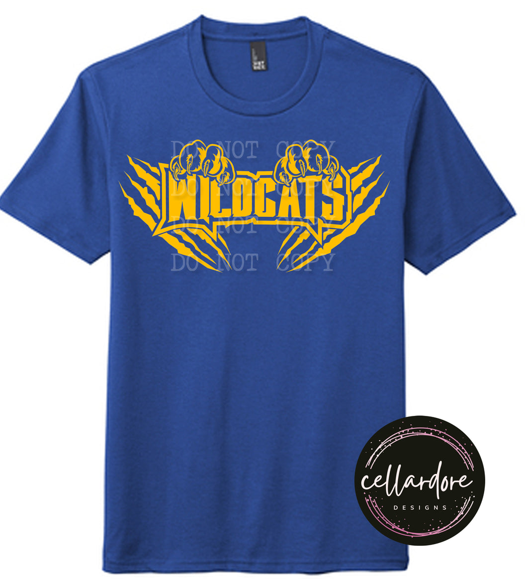 Wildcats Ripped Tee