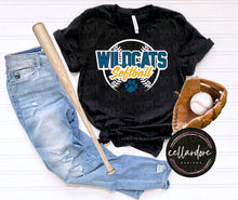 Load image into Gallery viewer, Wildcat Softball  - Completed Apparel Item
