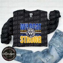 Load image into Gallery viewer, Wildcat Strong  - Completed Apparel Item
