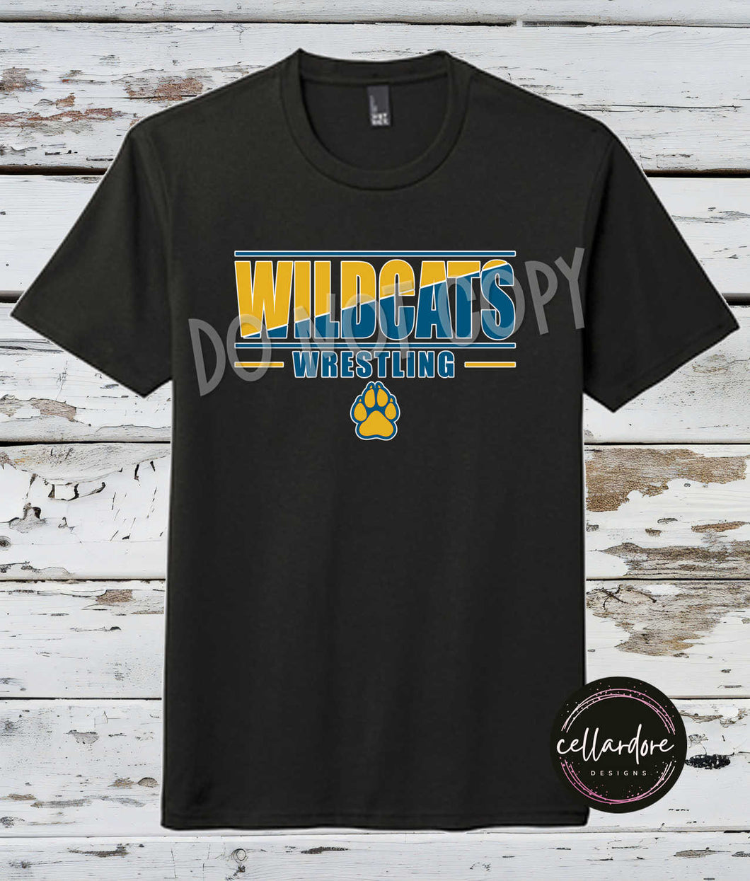 Wildcats Wrestling - Completed Apparel Item