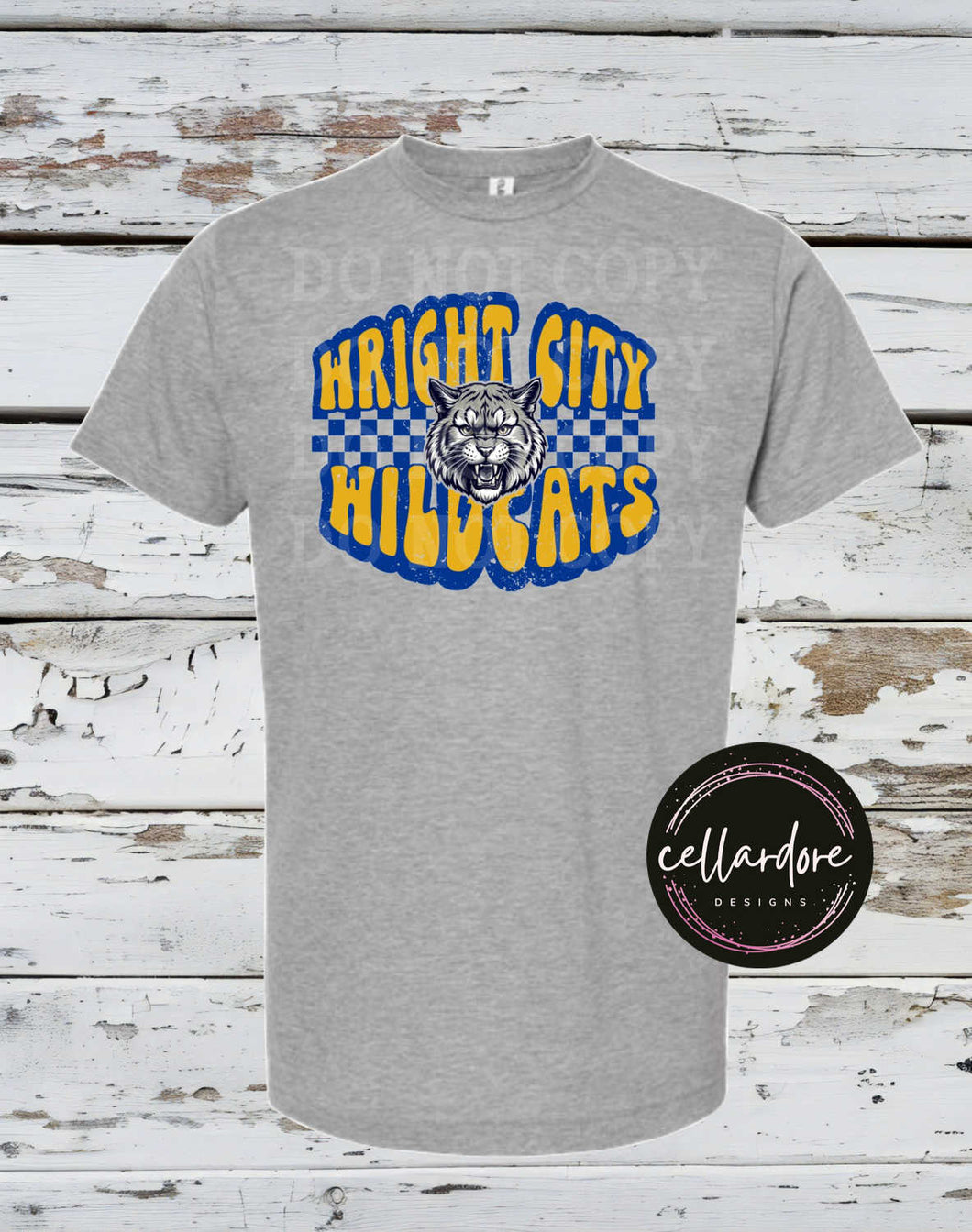 Wright City Wildcats Bubble Letters New Wildcat