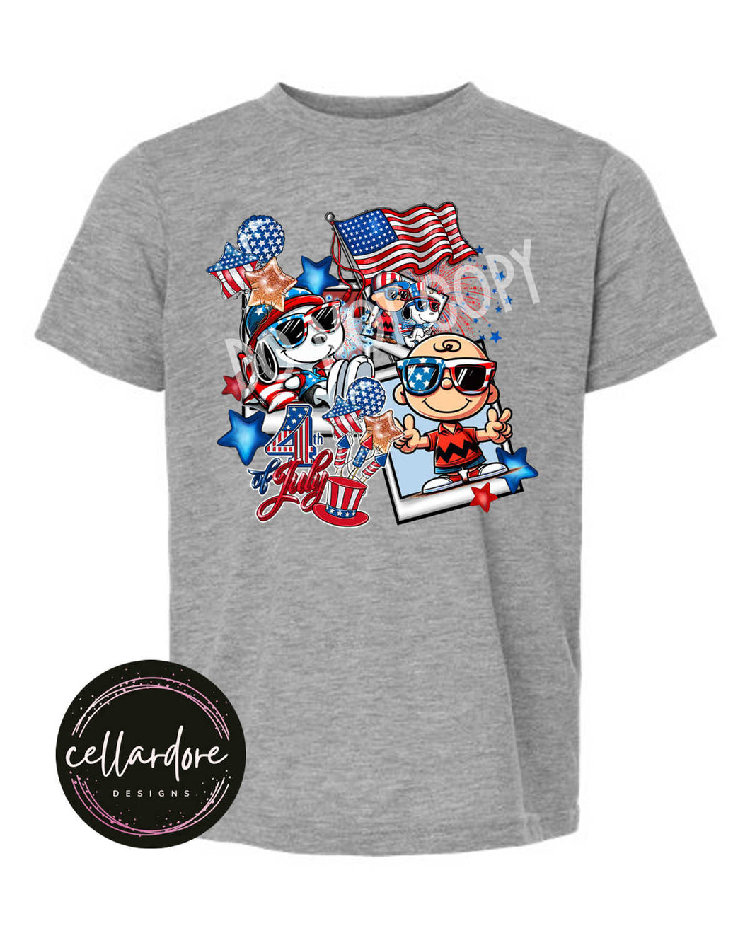 4th of July CB Polaroid Tee