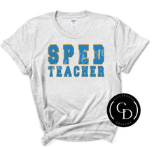 Load image into Gallery viewer, SPED Teacher Faux Chenille Varsity Letters
