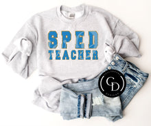 Load image into Gallery viewer, SPED Teacher Faux Chenille Varsity Letters

