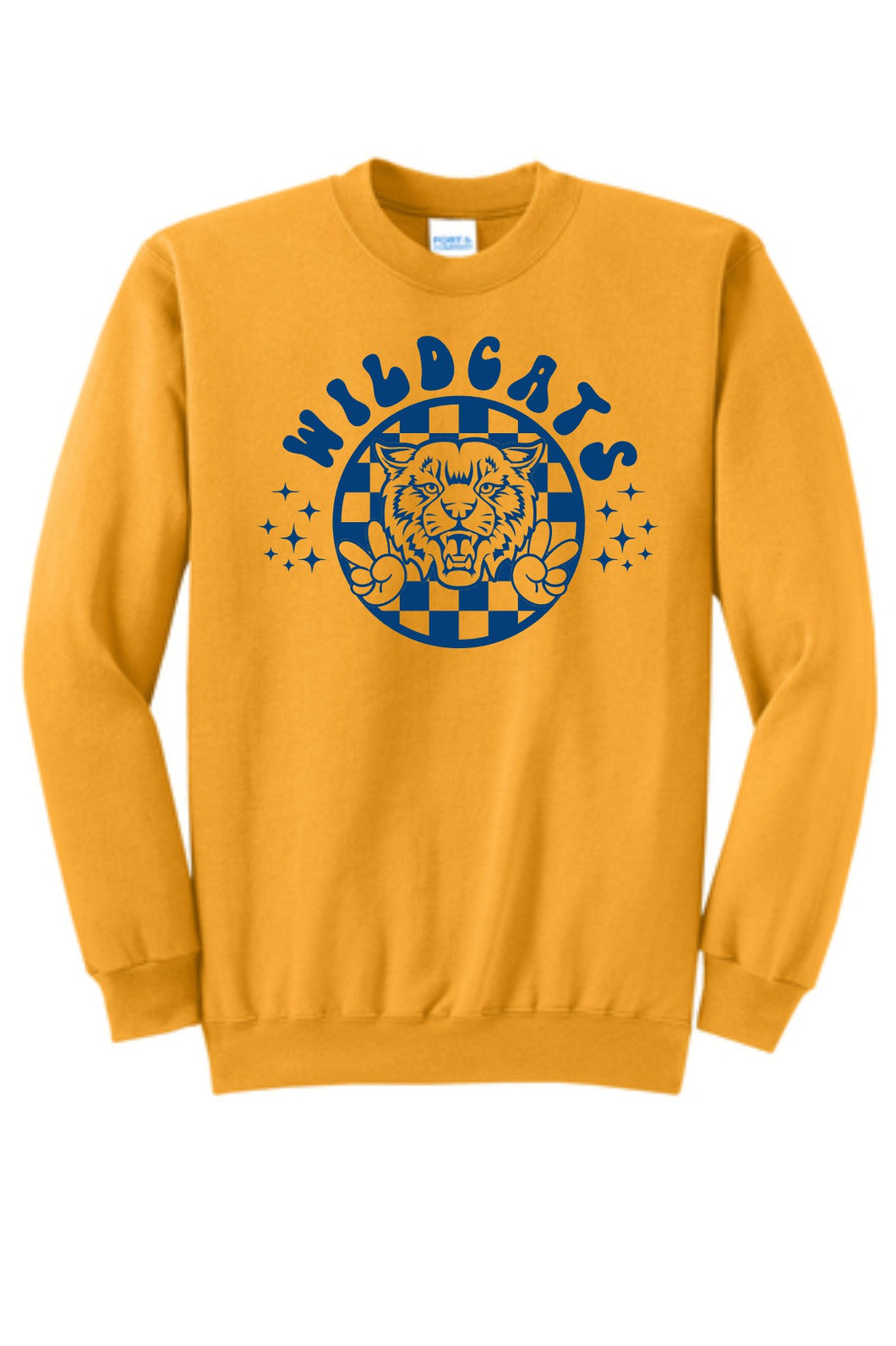 Retro Vibe Wildcats Sweatshirt - All Blue